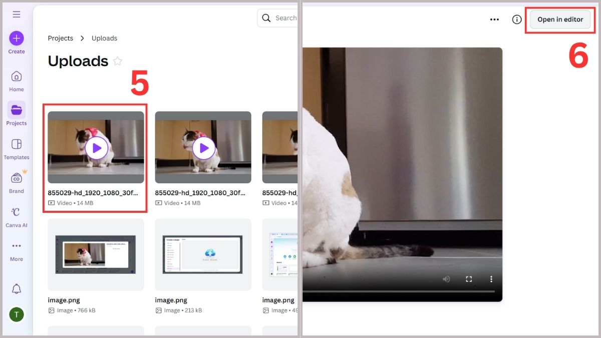 Kết hợp với Canva để chỉnh tốc độ video trong PowerPoint bước 2