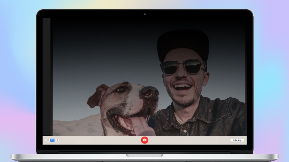 Camera laptop bị tối