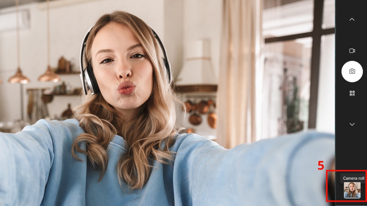 Cách chụp ảnh bằng laptop hệ điều hành Windows bước 3