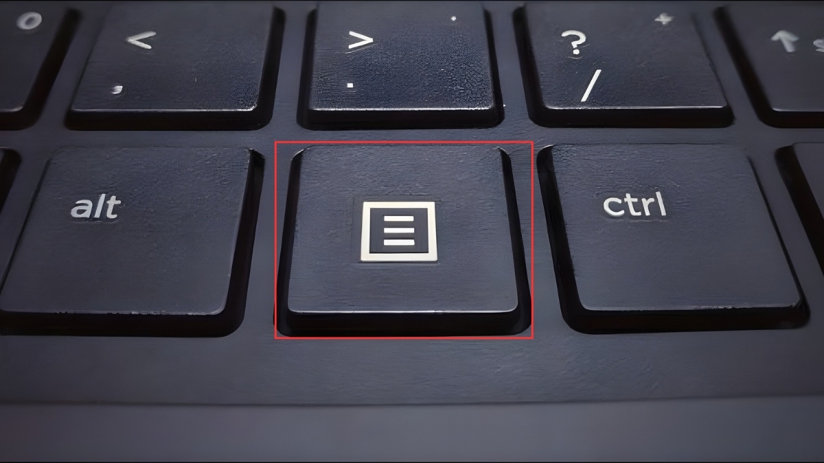 Sử dụng phím Menu (Context Menu Key)