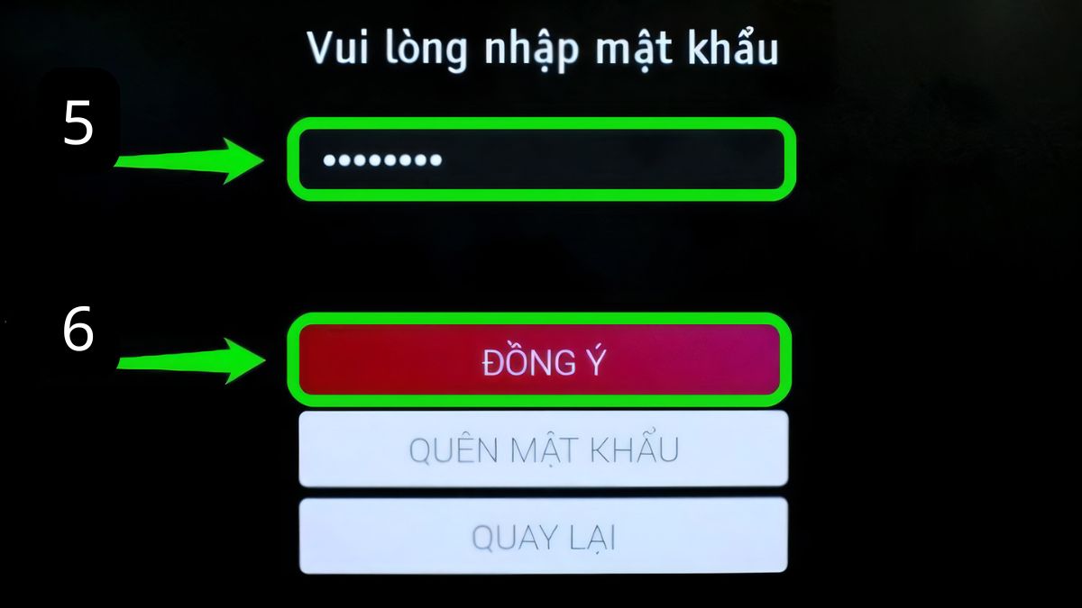 Hướng dẫn cách đăng nhập FPT Play trên tivi đơn giản bước 4