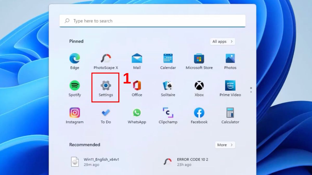 Mở nhanh phần cài đặt hệ thống của laptop DELL