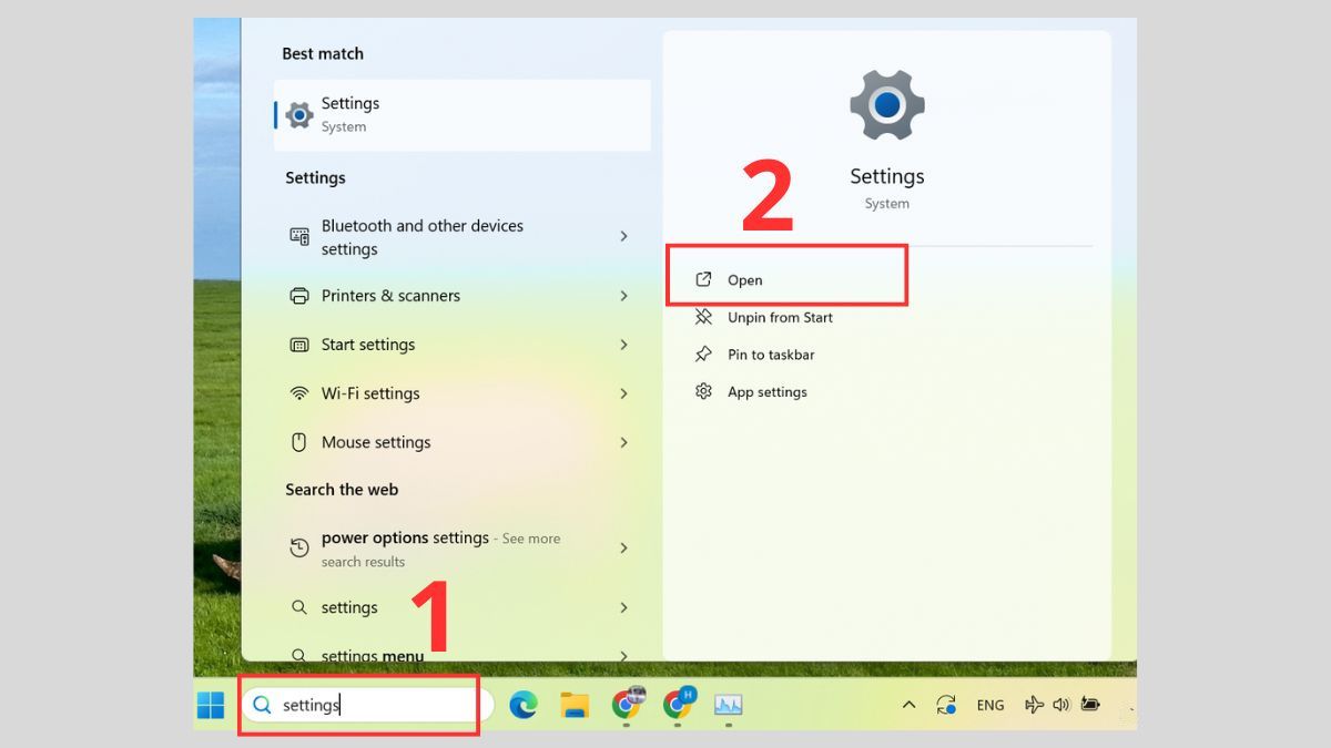 Update hệ điều hành Windows và driver máy tính bước 1