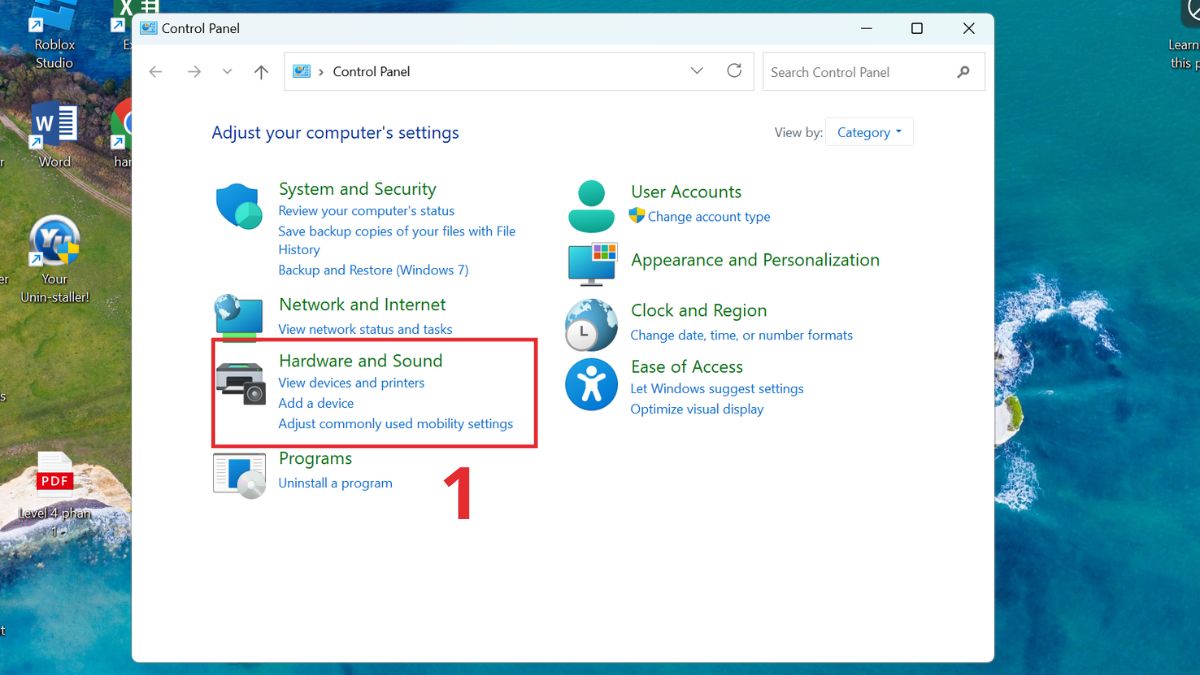 Bật chế độ hiệu suất tối đa khi cắm sạc để máy tính chạy hết công suất bước 1