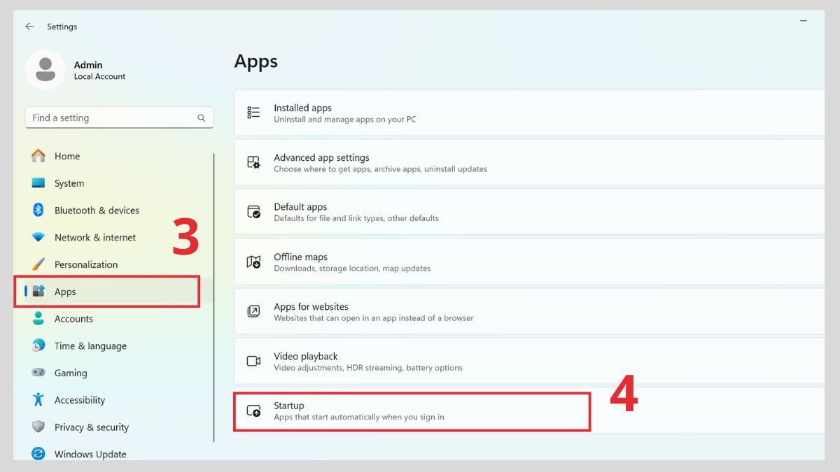 Cách tắt các ứng dụng khởi động cùng Windows bước 2