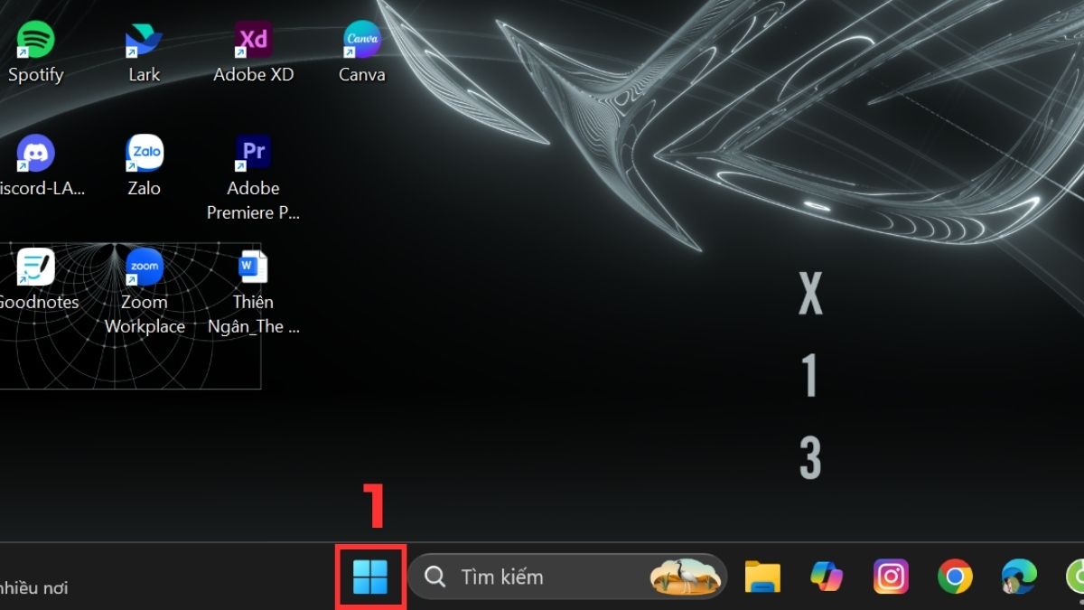 Di chuyển ứng dụng trong Start Menu bước 1