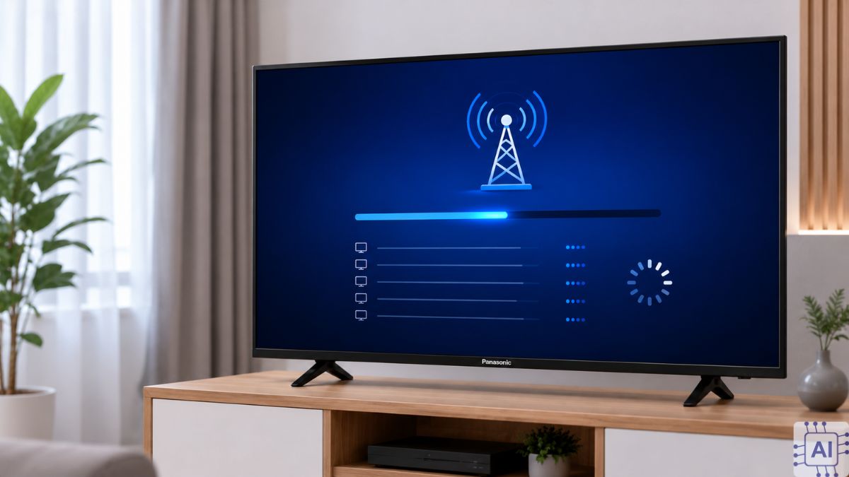 Trường hợp cần do kênh trên tivi Panasonic