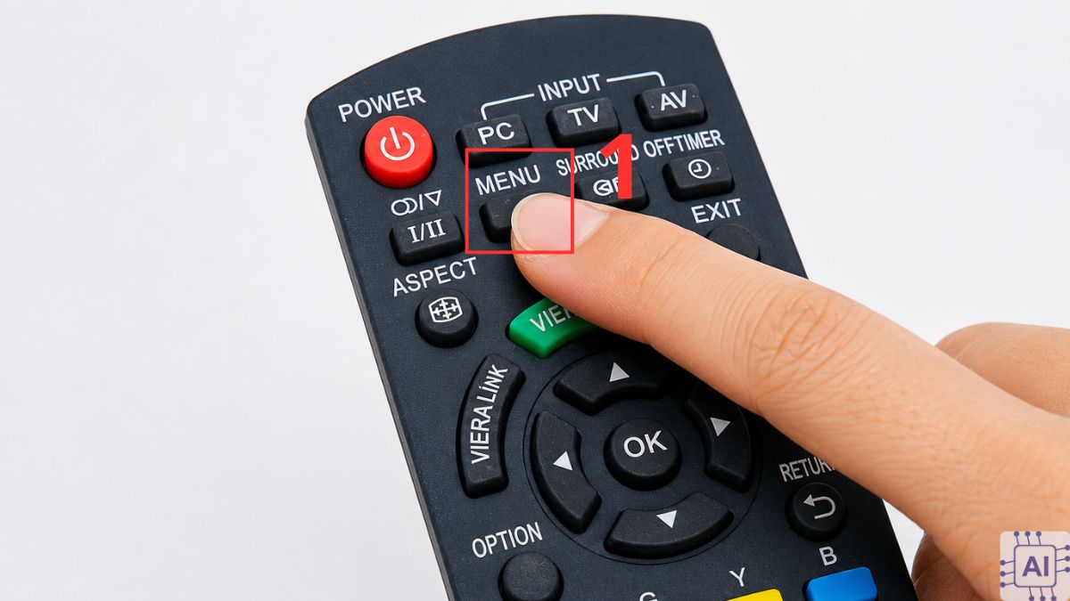 Cách dò kênh trên các dòng Smart TV Panasonic bước 1