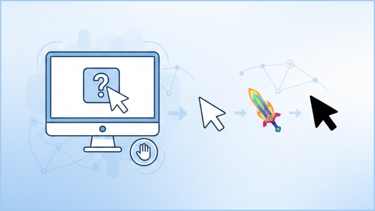 Biểu tượng con trỏ chuột trên máy tính