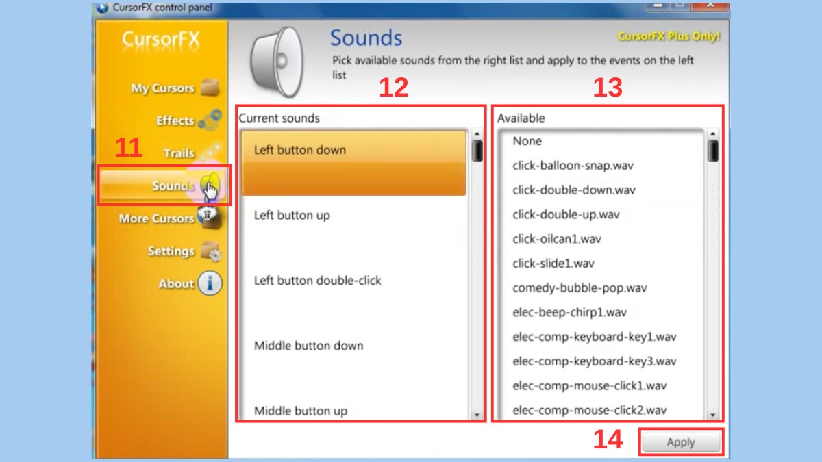 Cách thay con trỏ chuột máy tính bằng phần mềm CursorFX bước 4