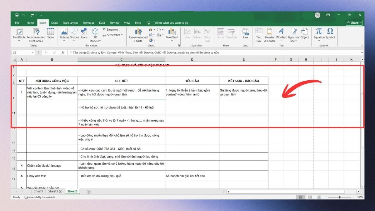 Freeze nhiều dòng trong Excel là cố định 1 nhóm hàng