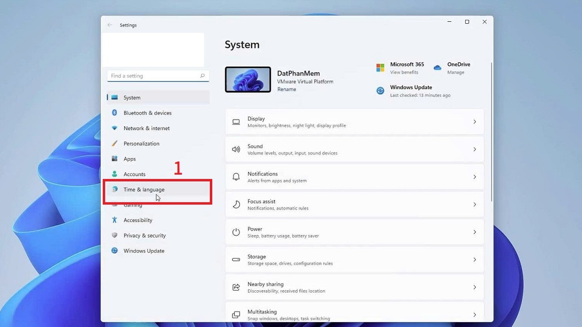 Cách cái đặt và gõ tiếng Nhật trên Win 11 bước 1