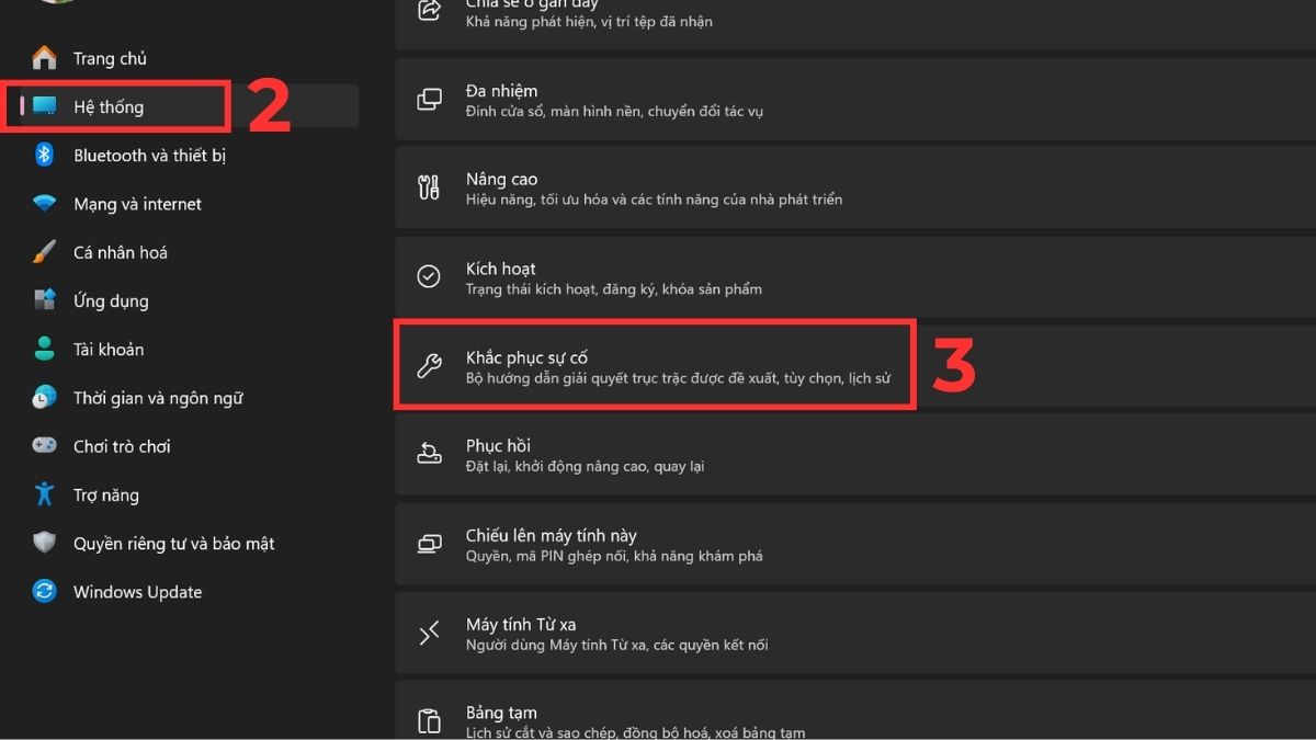 Chạy Troubleshooter để khắc phục tình trạng không hiển thị phần trăm pin laptop bước 2