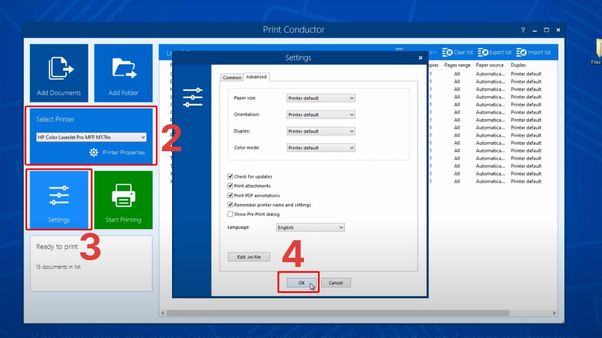 Cách in nhiều file PDF cùng lúc bằng những công cụ trực tuyến khác bước 3