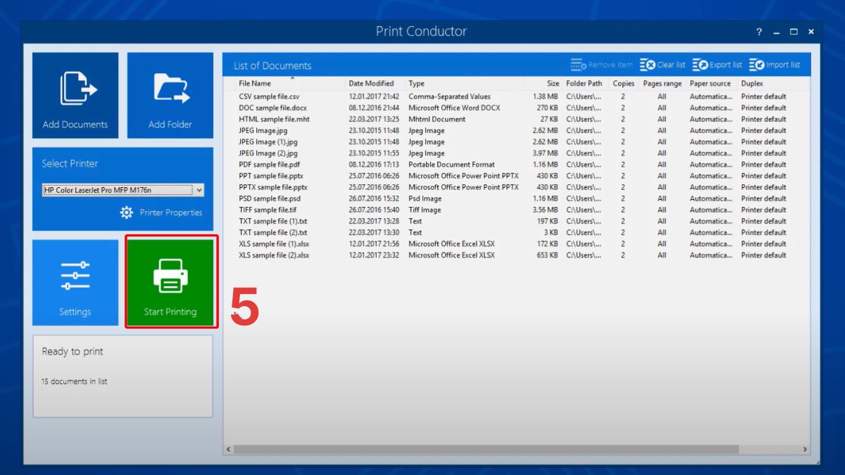 Cách in nhiều file PDF cùng lúc bằng những công cụ trực tuyến khác bước 4
