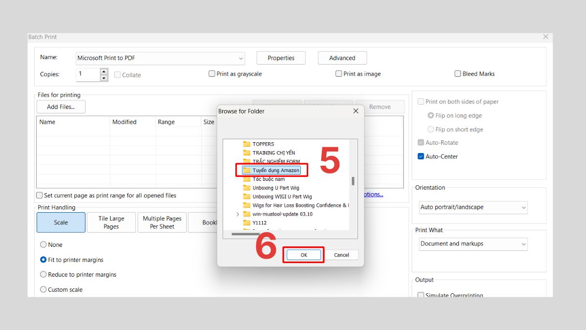Cách in nhiều file cùng lúc bằng Foxit Reader bước 3