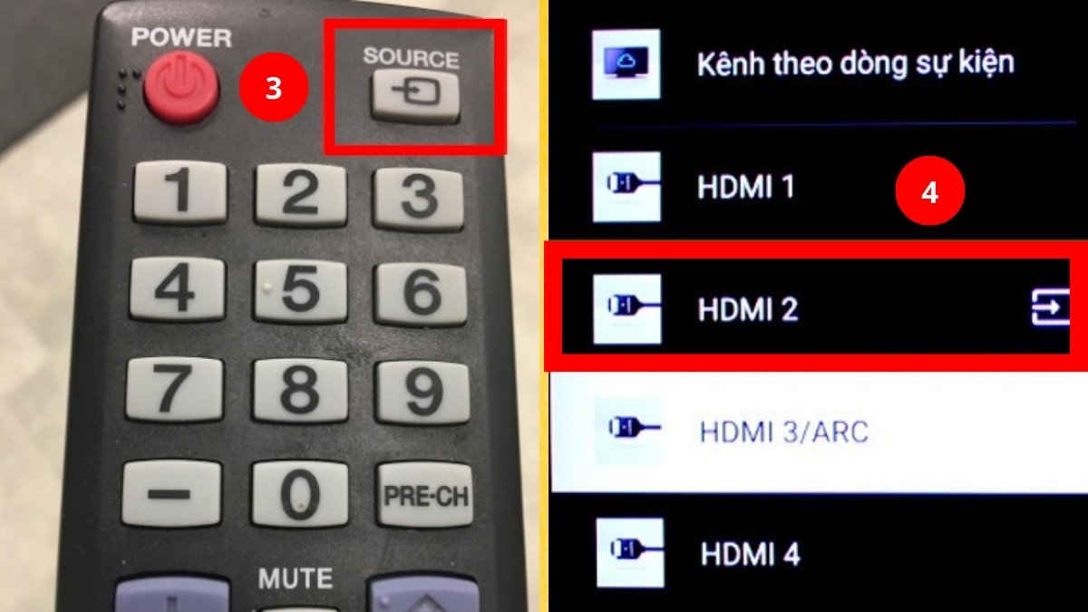 Cách kết nối tivi Samsung với loa ngoài qua cổng HDMI ARC bước 3