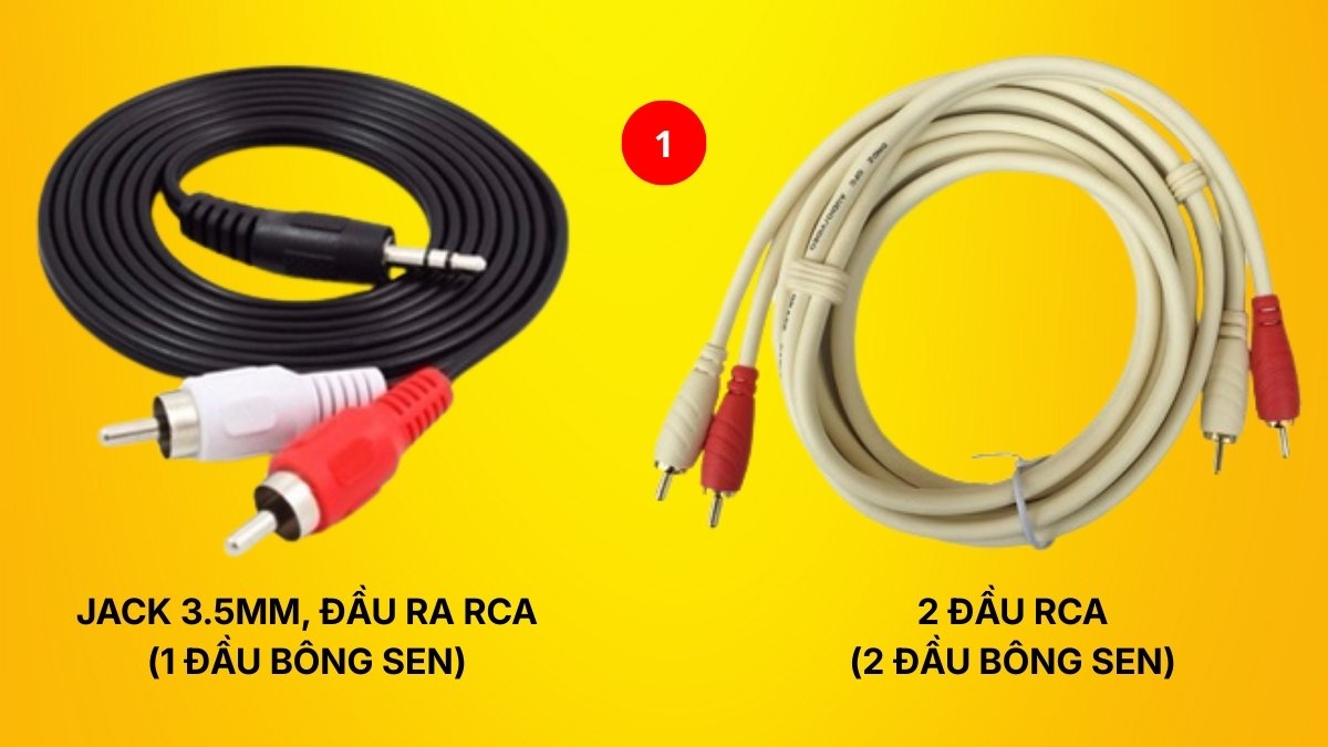 Cách kết nối tivi Samsung với loa kéo bước 1