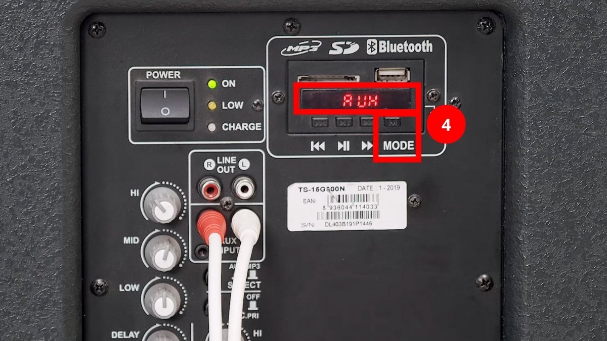 Cách kết nối tivi Samsung với loa kéo bước 3