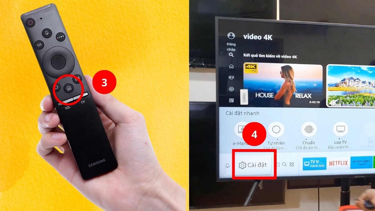Cách kết nối loa với tivi Samsung bằng Bluetooth bước 2