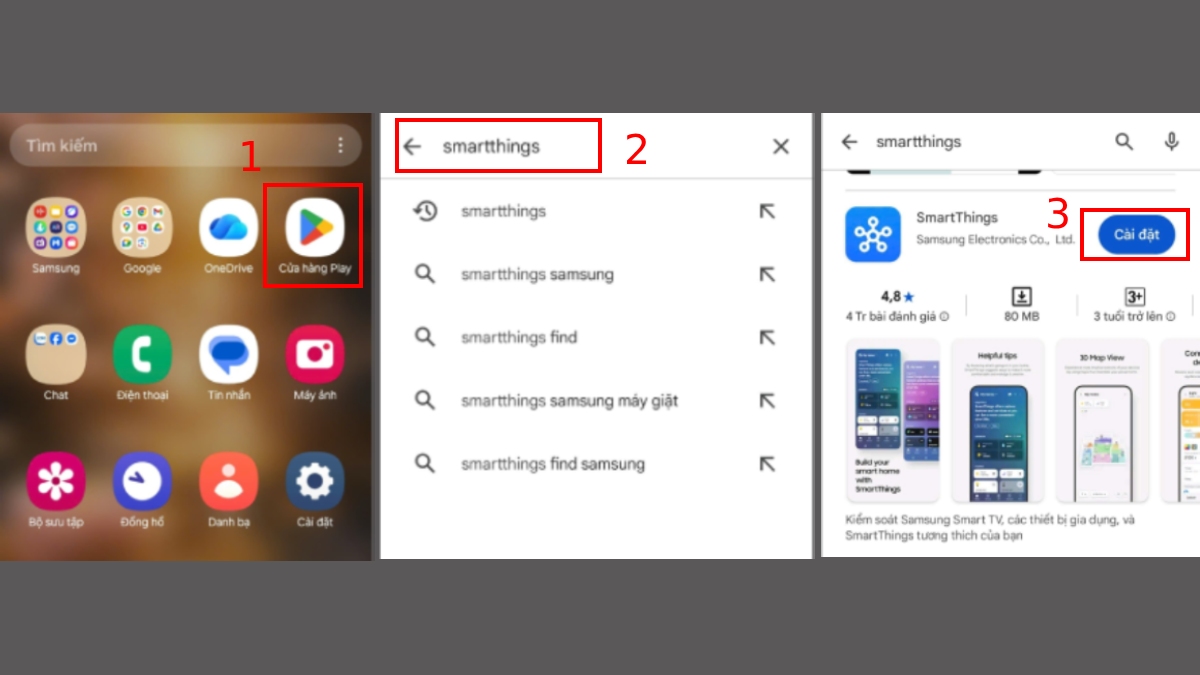 Cách mở tivi Samsung khi điều khiển không hoạt động bước 1