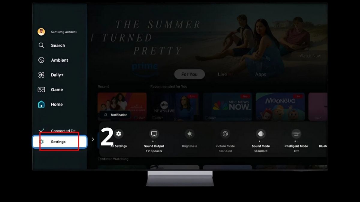 Kết nối trực tiếp qua Menu Cài đặt bước 1 2