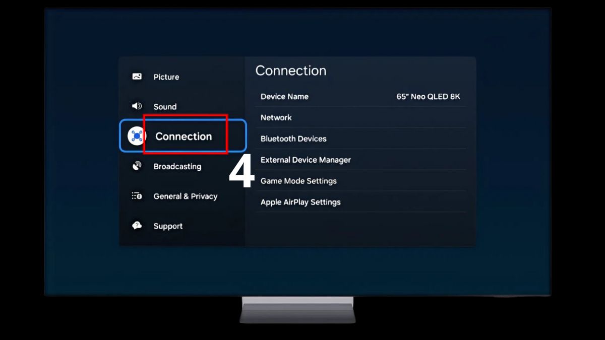 Kết nối trực tiếp qua Menu Cài đặt bước 2 1
