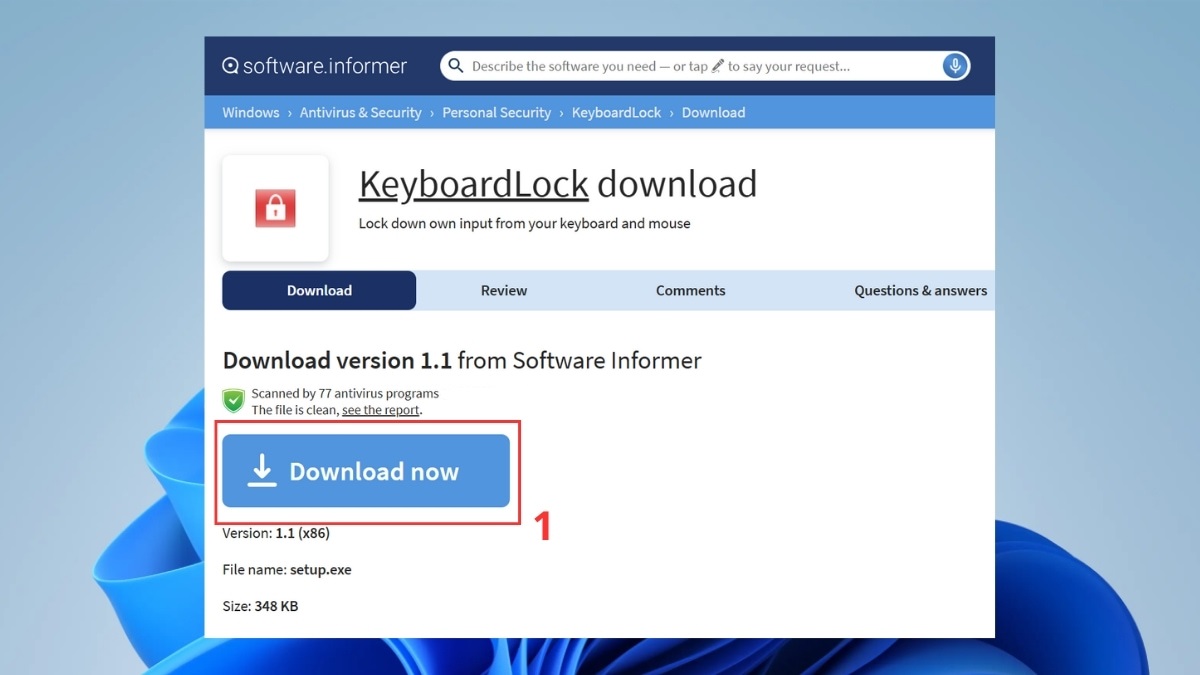 Cách khóa bàn phím laptop Dell bằng KeyboardLock bước 1