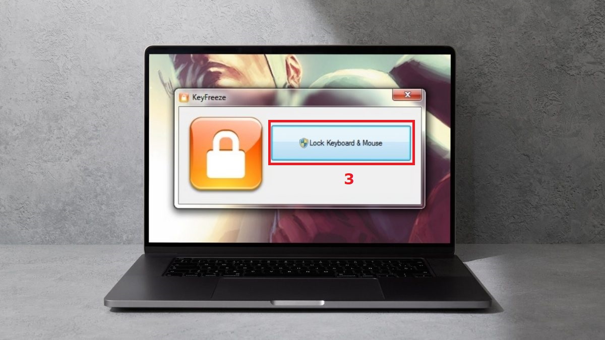 Cách khóa bàn phím laptop Dell bằng KeyFreeze bước 3