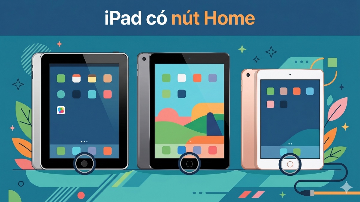 iPad có nút Home