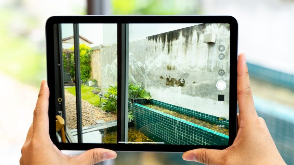 Kiểm tra camera trước và sau của iPad