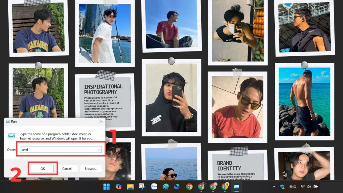 Cách kiểm tra pin laptop Dell Win 11 bước 1