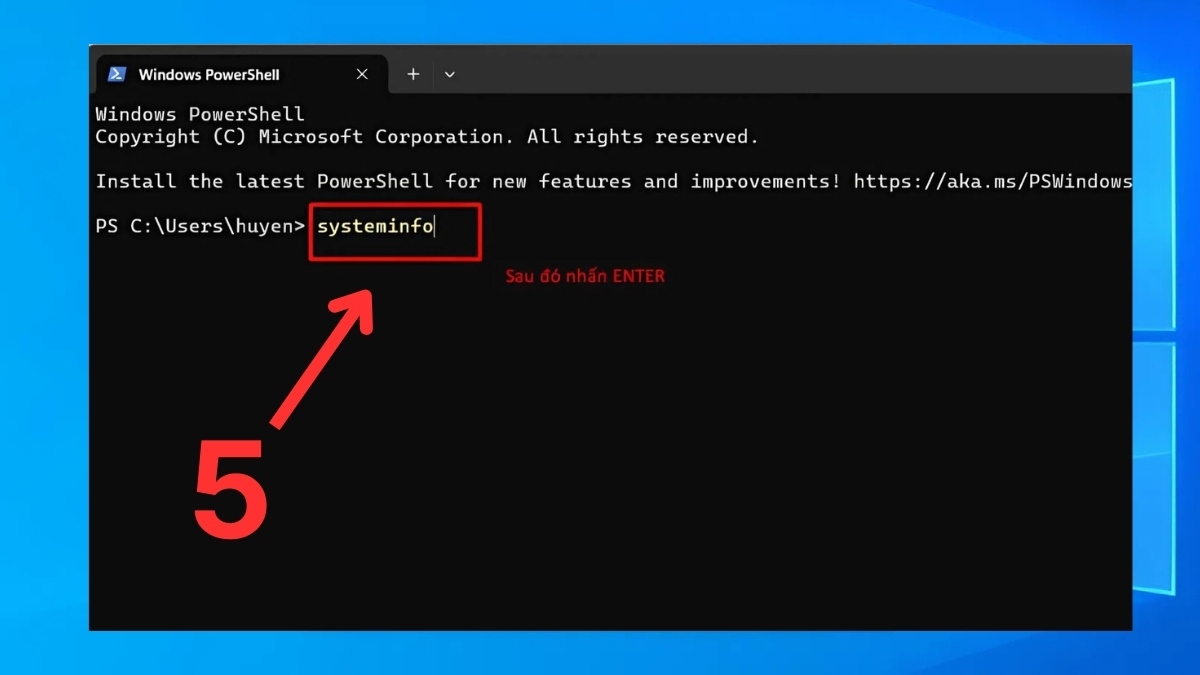 Kiểm tra RAM máy tính bằng PowerShell bước 3