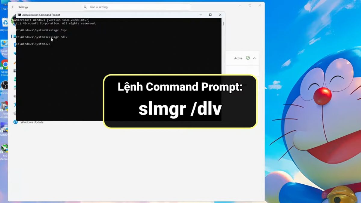 Phân biệt KMS Activation với bản quyền Windows bước 1