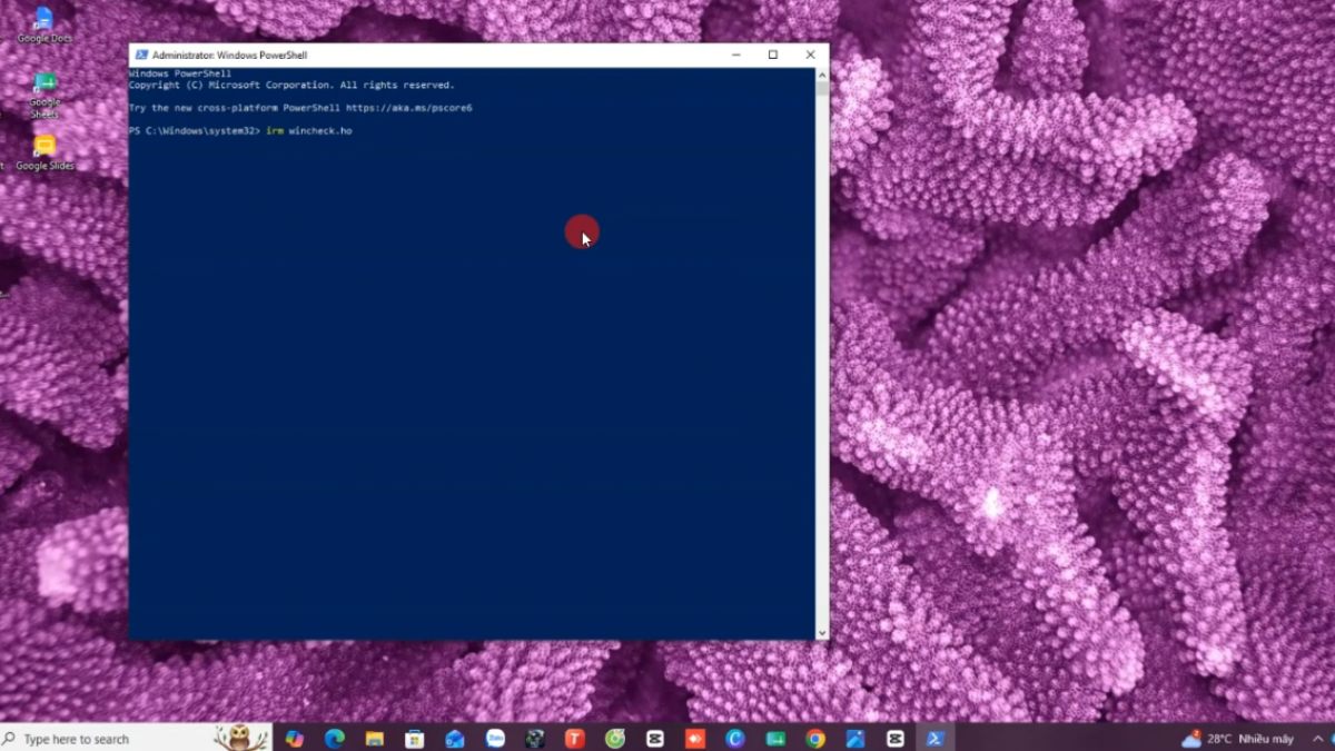 Cách kiểm tra Windows bằng PowerShell bước 2
