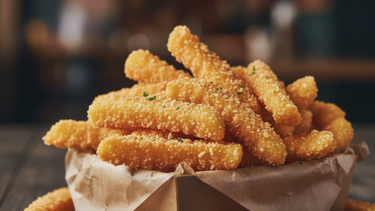 Khoai tây chiên xù với nồi chiên không dầu là món ăn siêu bắt miệng