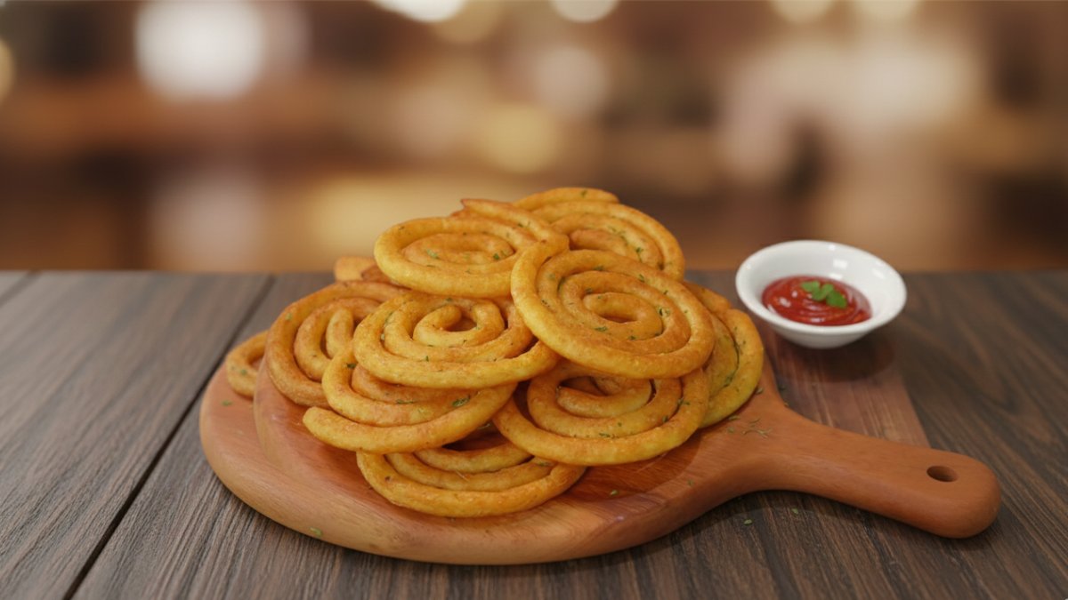 Tự làm khoai tây chiên xoắn ốc đơn giản tại nhà