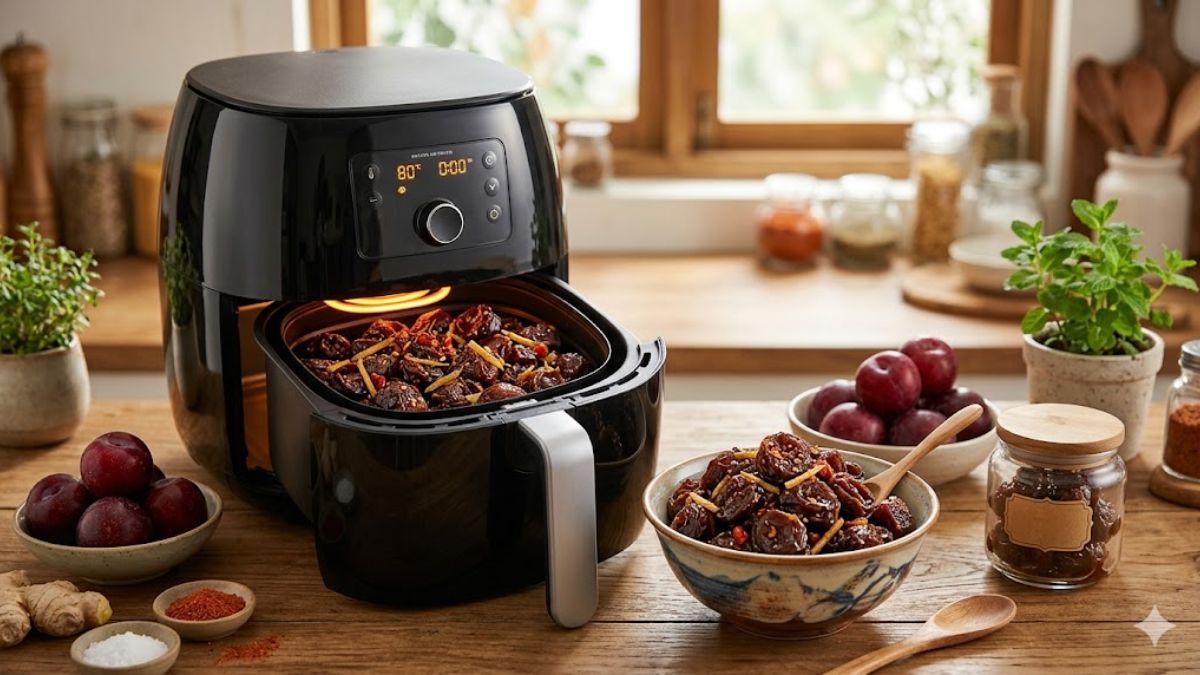 Lợi ích của việc làm ô mai mận bằng nồi chiên không dầu