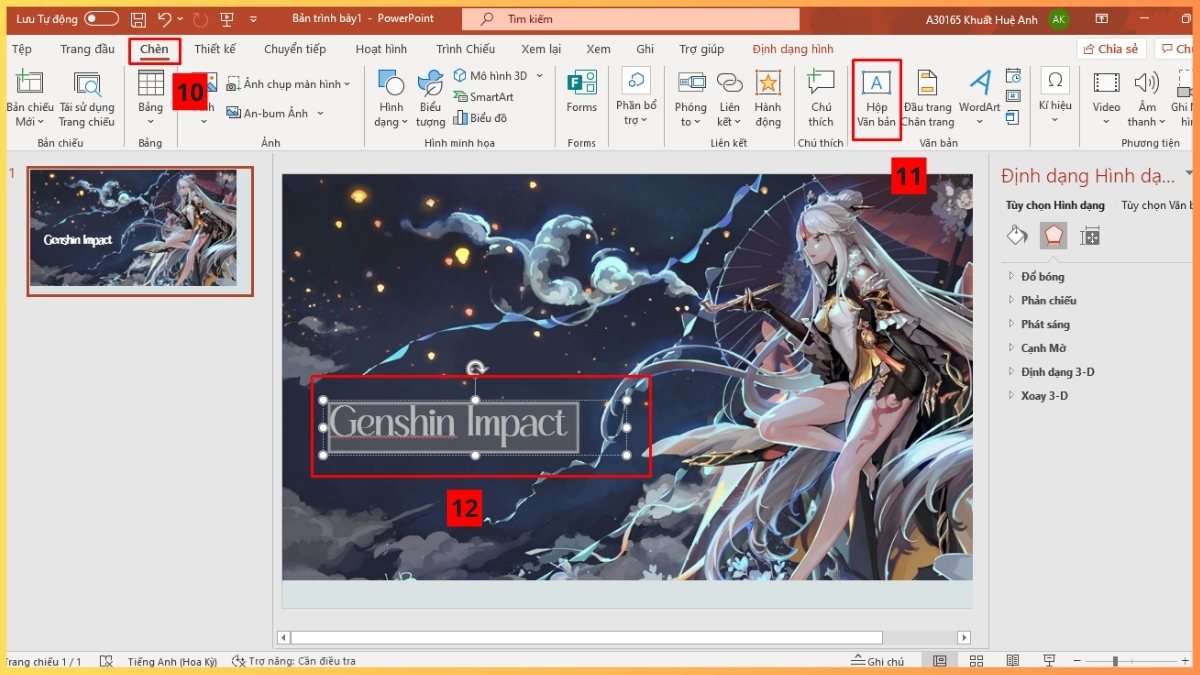 Hướng dẫn cách làm Poster bằng PowerPoint trên máy tính chi tiết bước 3