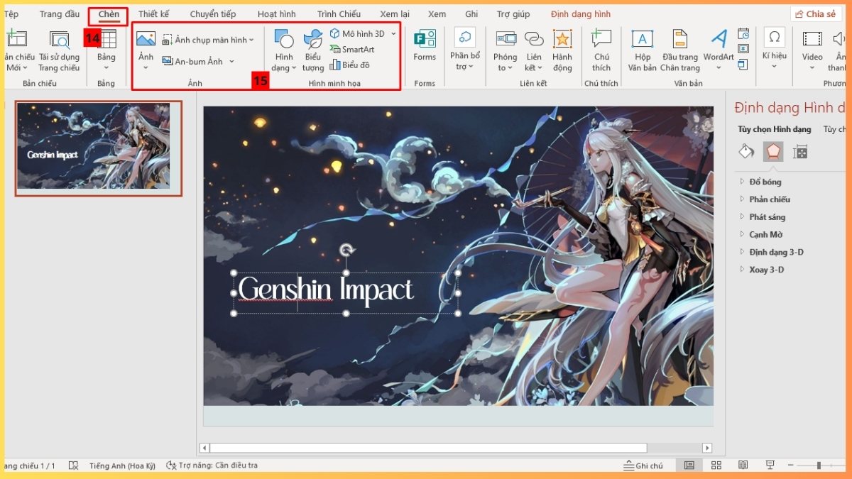 Hướng dẫn cách làm Poster bằng PowerPoint trên máy tính chi tiết bước 4