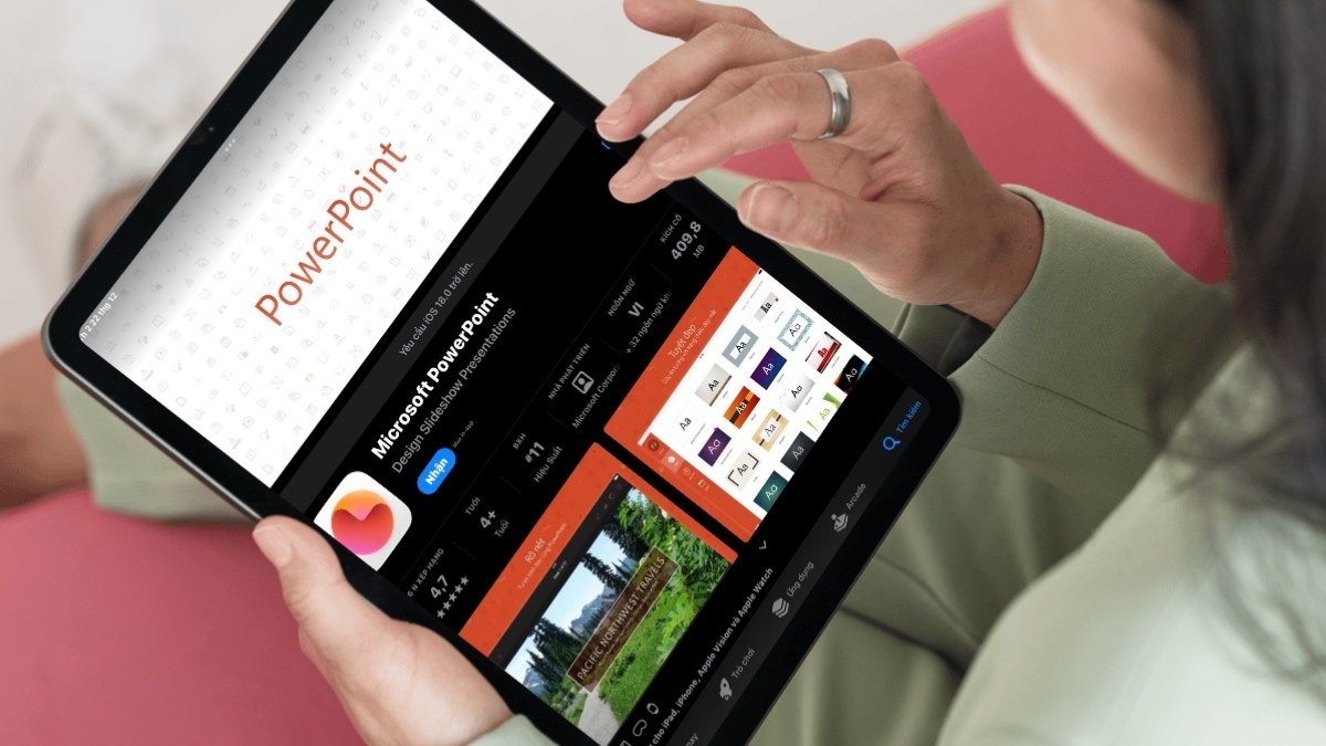 Microsoft cho phép người dùng tải PowerPoint miễn phí trên iPad