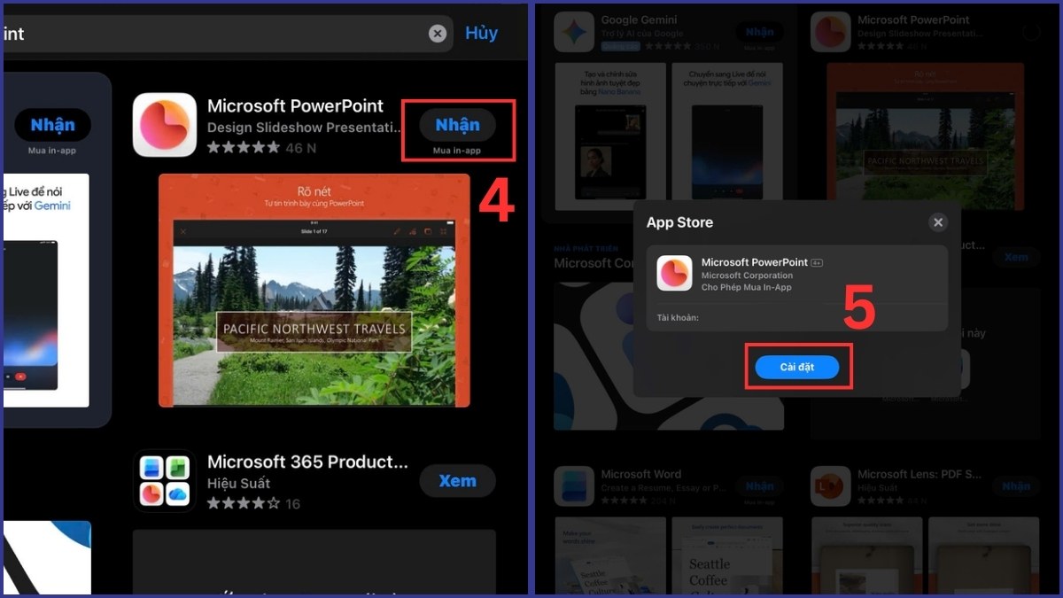 Hướng dẫn cách tải PowerPoint trên iPad nhanh nhất bước 4