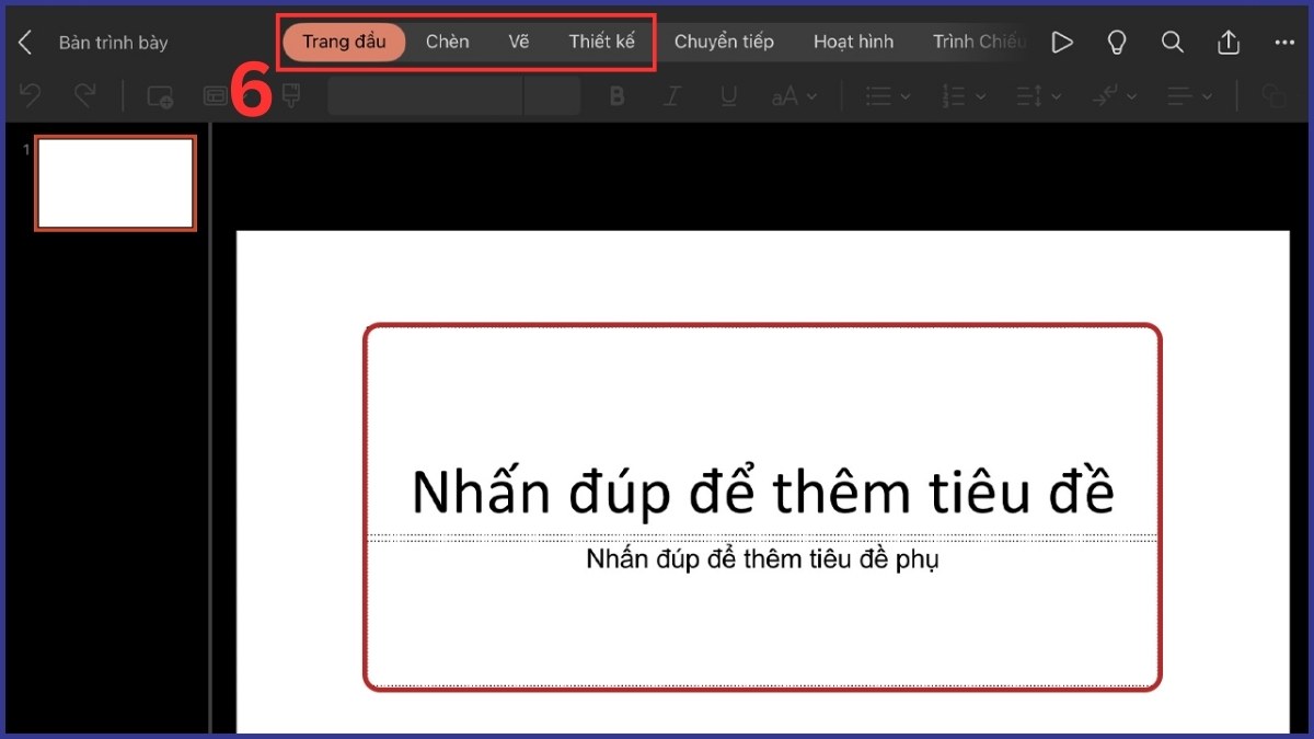 Hướng dẫn cách làm PowerPoint trên iPad chi tiết A - Z bước 3