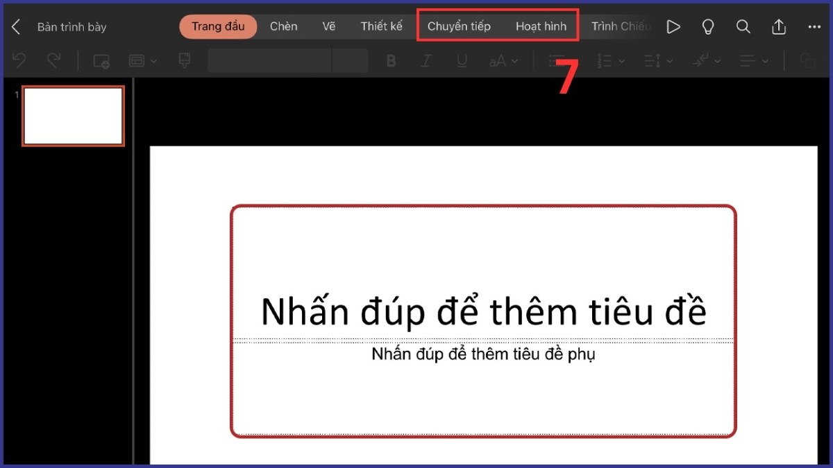 Hướng dẫn cách làm PowerPoint trên iPad chi tiết A - Z bước 4