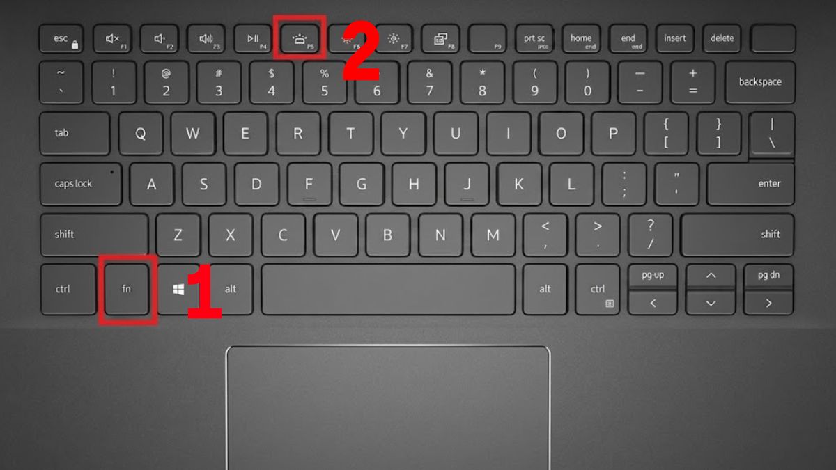 Cách điều chỉnh độ sáng đèn bàn phím laptop Dell