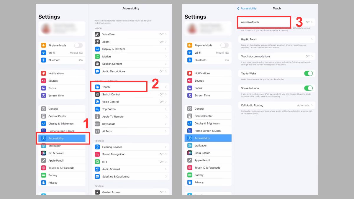 Khởi động lại iPad bằng thao tác buộc khởi động lại bước 1