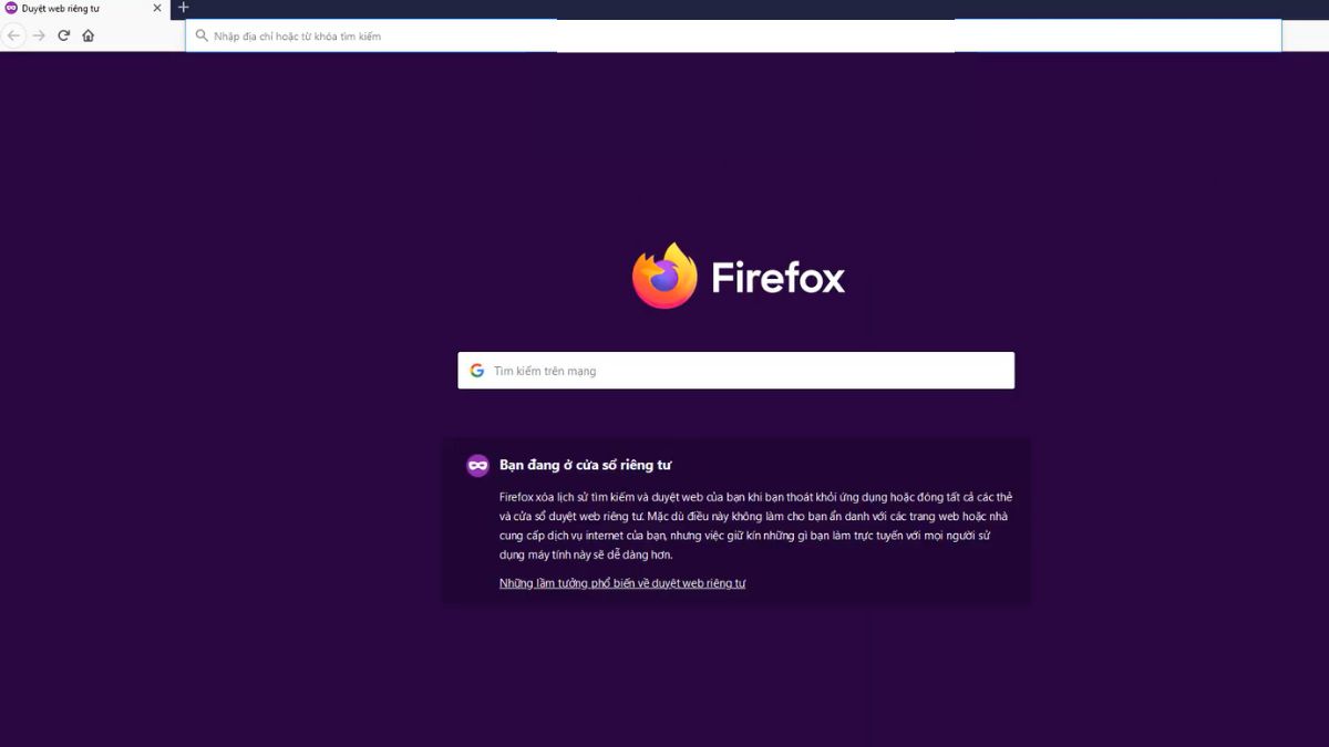  Mở tab ẩn danh trên Firefox bước 3
