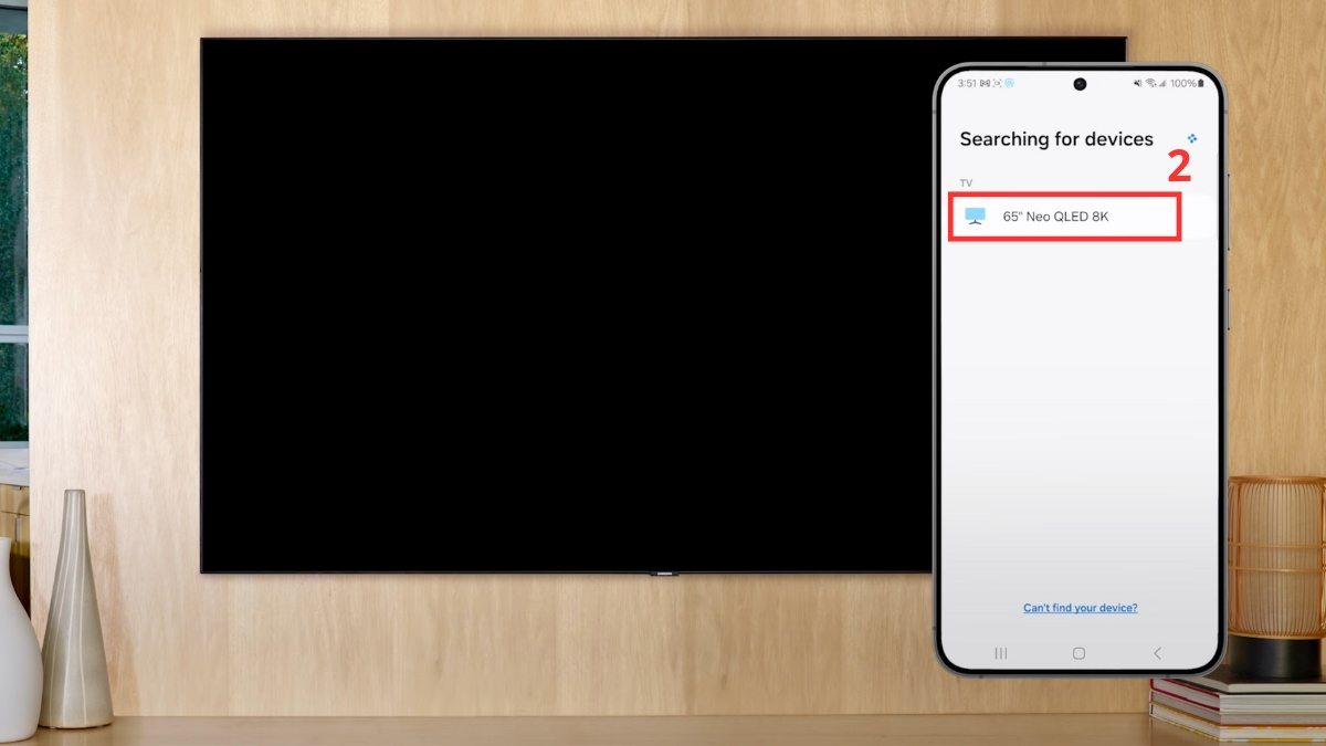 Cách mở YouTube trên tivi Samsung không cần remote bước 2