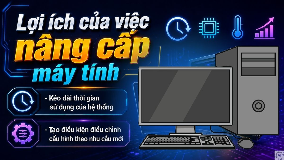 Lợi ích của việc nâng cấp máy tính
