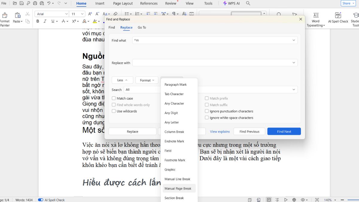 Cách bỏ ngắt trang hàng loạt bước 3